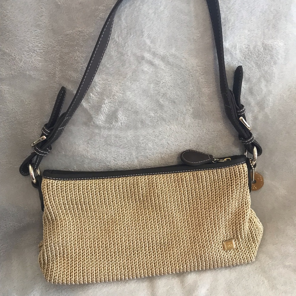 The Sak Woven Gold Purse
